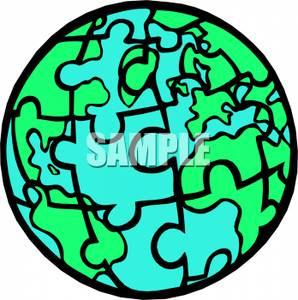 298x300 Earth Clipart Puzzle