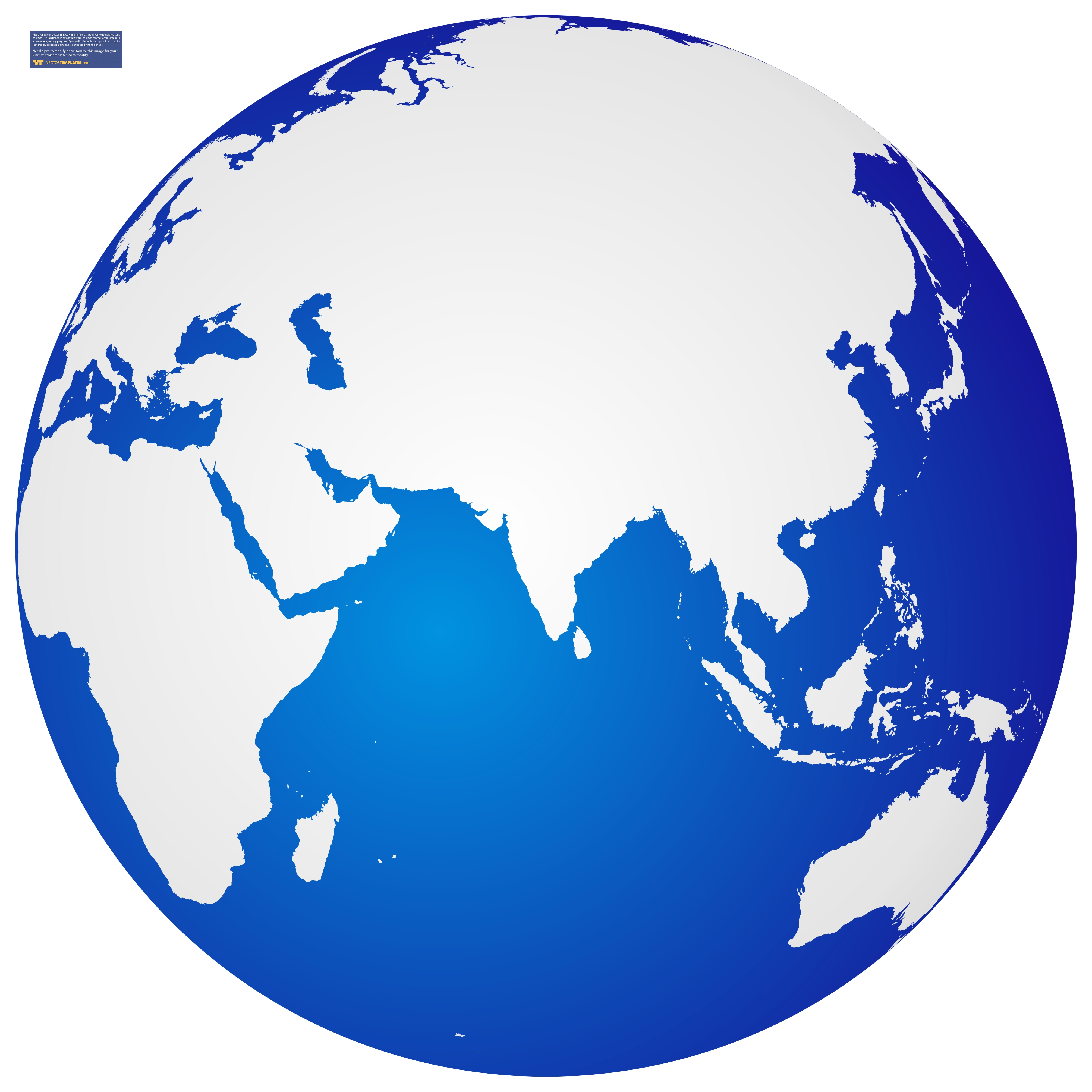 4021x4021 World Globe Clipart