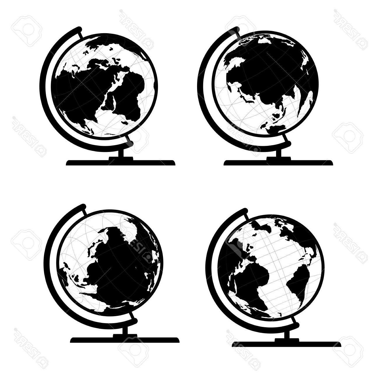 1300x1295 Best Free Globe Stand Vector Pictures Clip Art Designs, Vectors