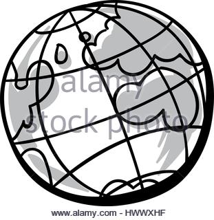 311x320 Cartoon Globe Stock Vector Art Amp Illustration, Vector Image