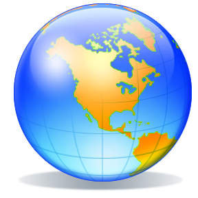 288x288 World Globe Clipart Vector Clip Art