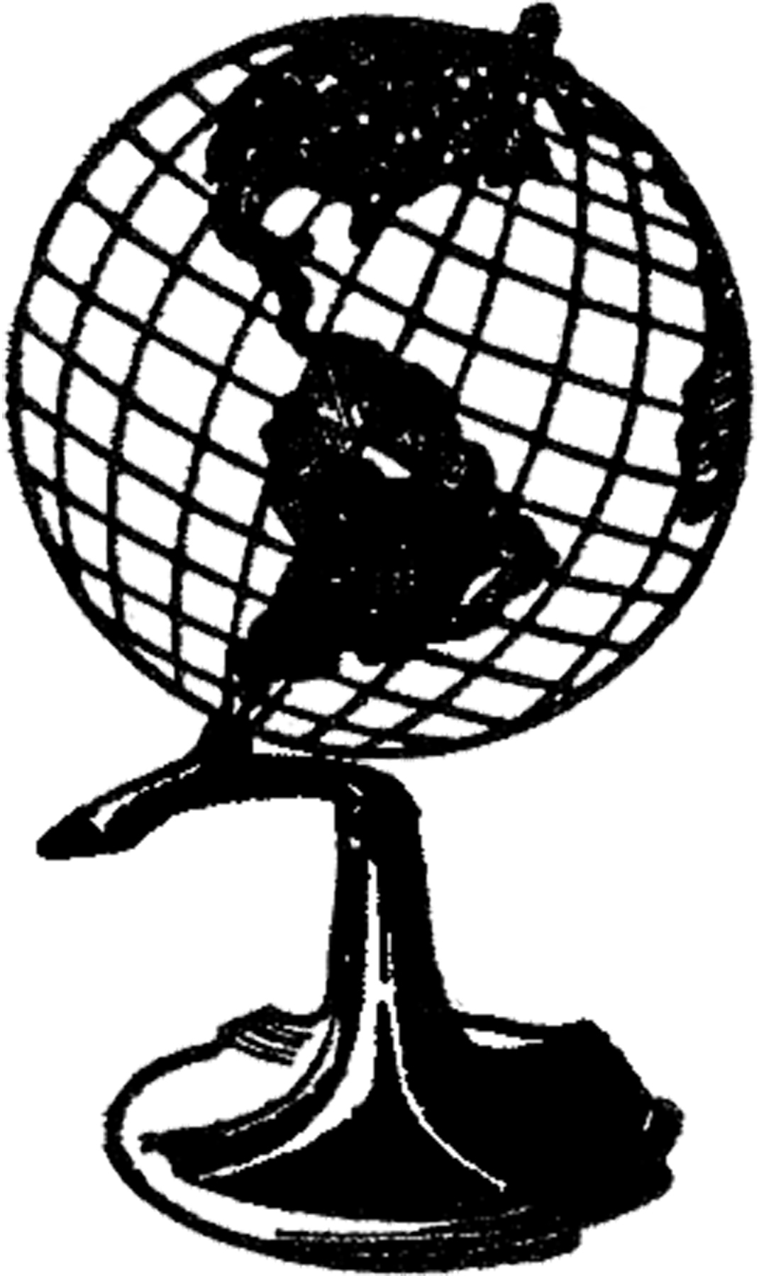1070x1800 Retro Globe Image!