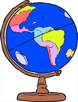 268x350 Free Globe Colorful Clipart