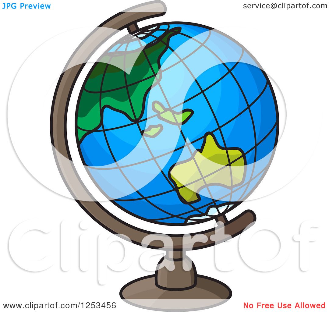 1080x1024 Clipart Of A Desk Globe