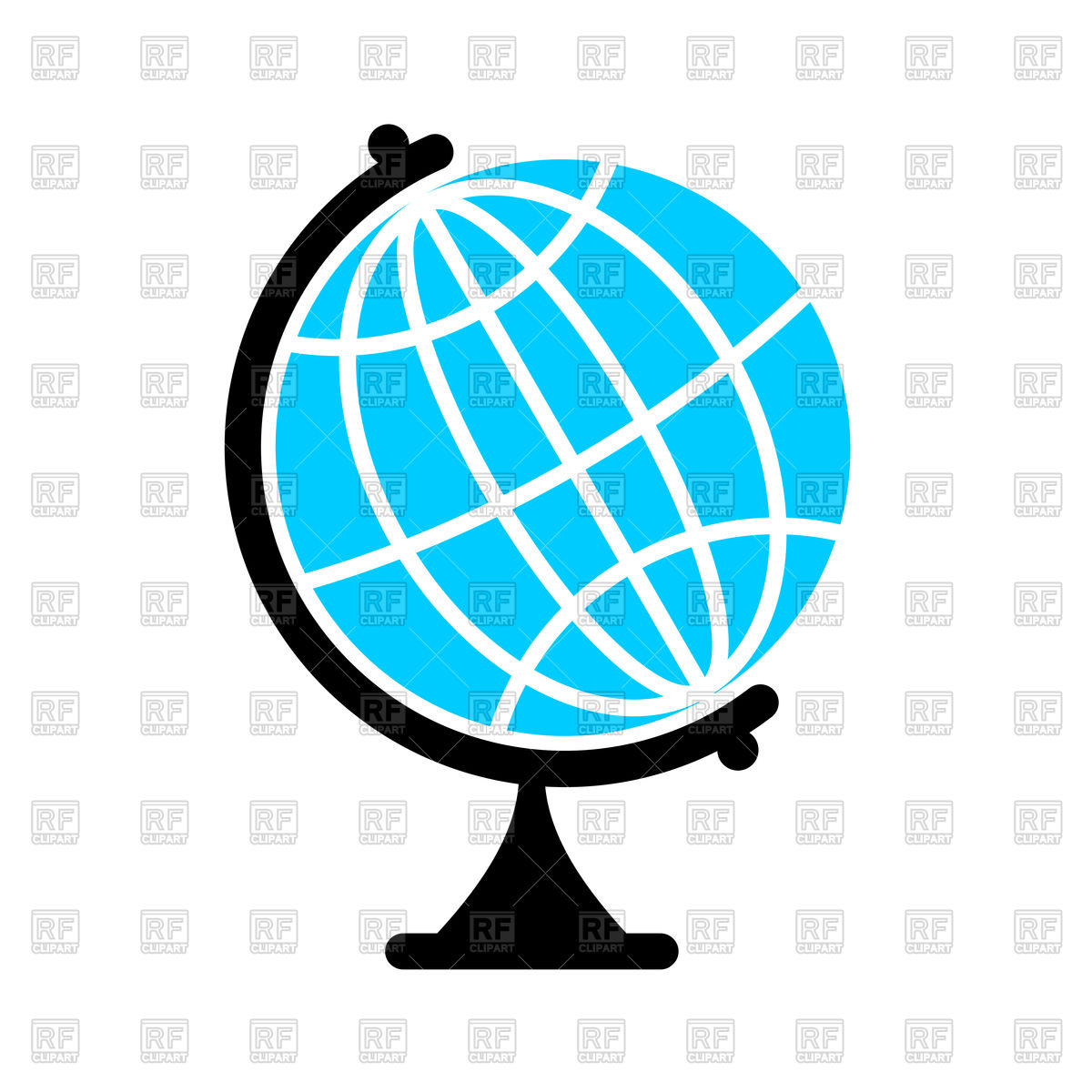 1200x1200 Icon Of Globe, Earth Ball Royalty Free Vector Clip Art Image