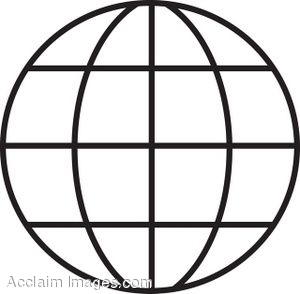 300x294 International Globe Clipart