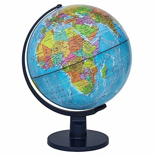 500x500 Globes 36023 Illuminated World Globe W Stand Desktop Light