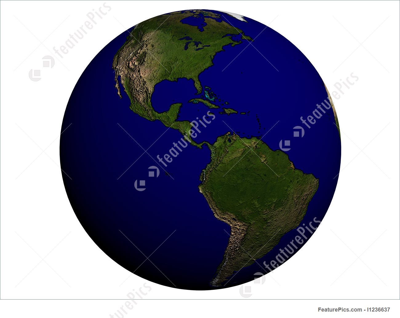 1300x1035 Globes America On An Earth Globe