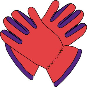 297x299 Gloves Clip Art