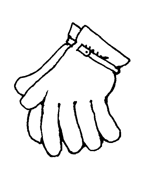 457x569 Garden Gloves Clipart 3