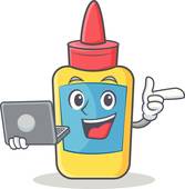 167x170 Glue Bottle Clip Art