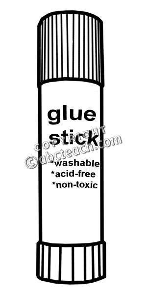 300x600 Glue Stick Clipart