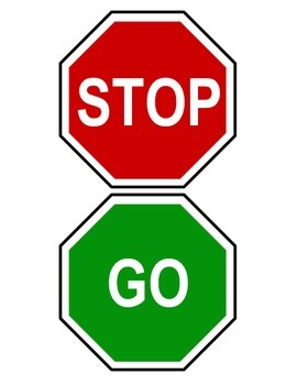 270x350 Stop And Go Signs Clip Art Clipart