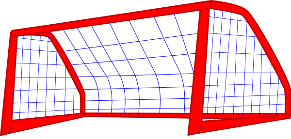 600x287 Free Soccer Goal Clipart Image