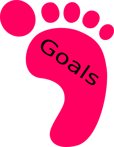 462x596 Right Footprint Goals Clip Art