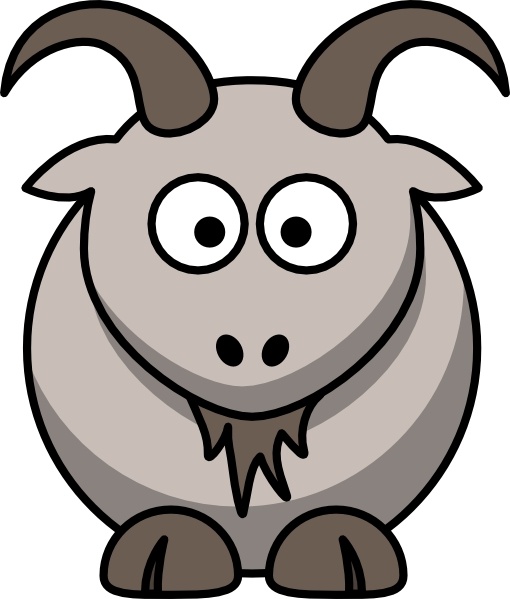 510x599 Clipart Goats