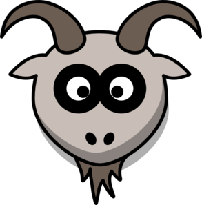 293x297 Goat Head Clip Art