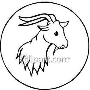 300x300 Goat Head Clip Art Cliparts
