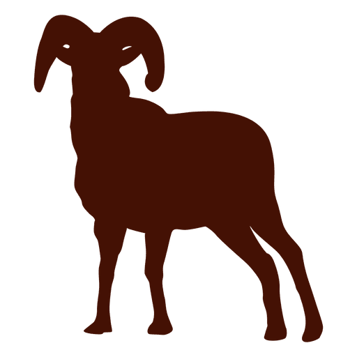 512x512 Goat Silhouette
