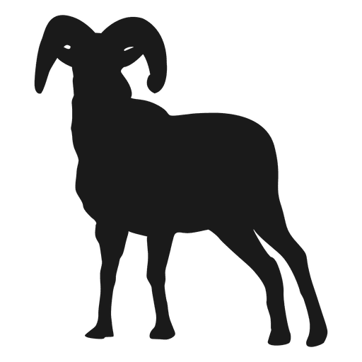 512x512 Goat Silhouette 2