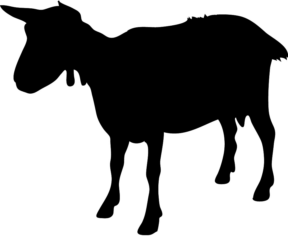 1000x819 Goat Silhouette Clip Art Free Clipart