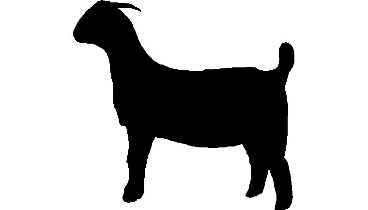 760x433 Show Goat Silhouette Goat Clipart Panda