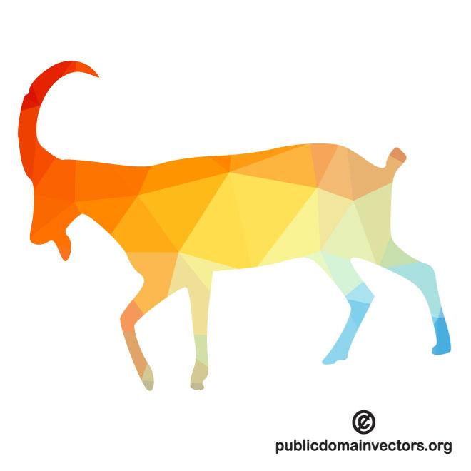 660x660 Silhouette Of A Goat