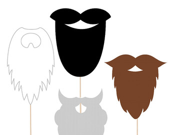 340x270 Beard Photo Props Etsy