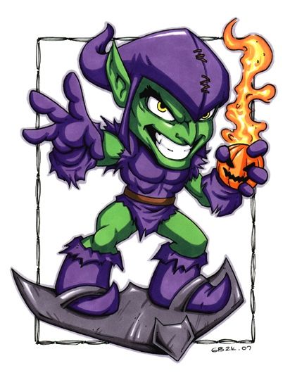 412x540 Green Goblin Clipart