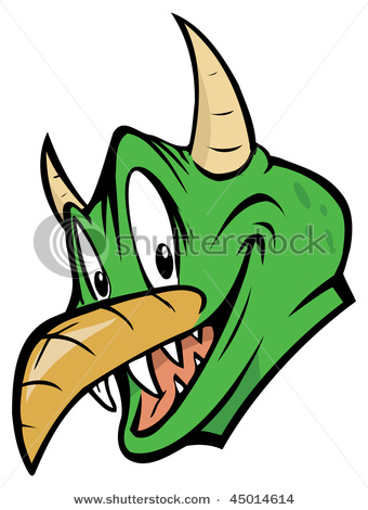 340x470 Of A Cartoon Monster Or Goblin