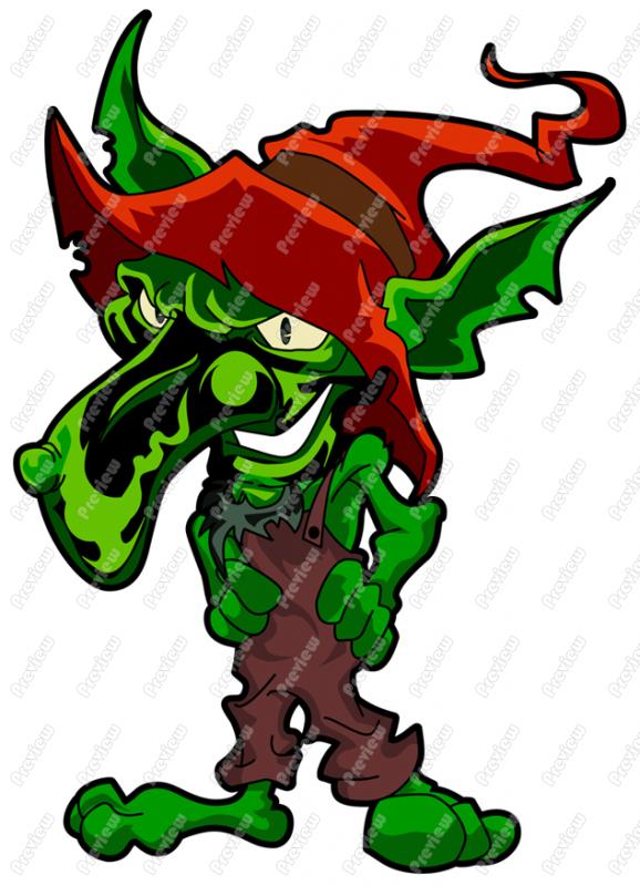 578x800 Goblin Character Clip Art