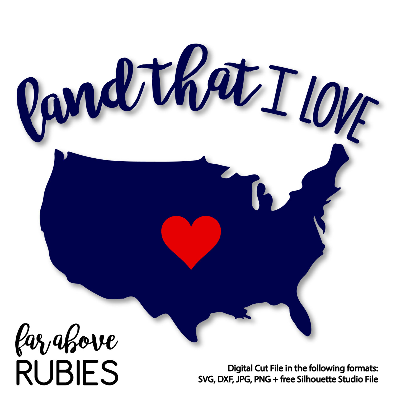 1500x1500 God Bless America Svg Png Pdf From Dfwdoodledesigns On Etsy Studio