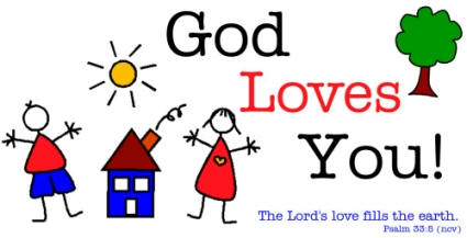 425x217 God Is Love Clipart