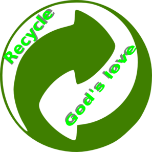 297x297 Recycle God S Love Clip Art