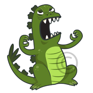 300x300 Godzilla Clip Art