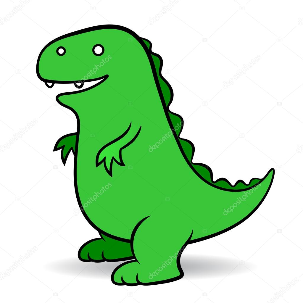 1024x1024 Godzilla Clipart Cute Cartoon