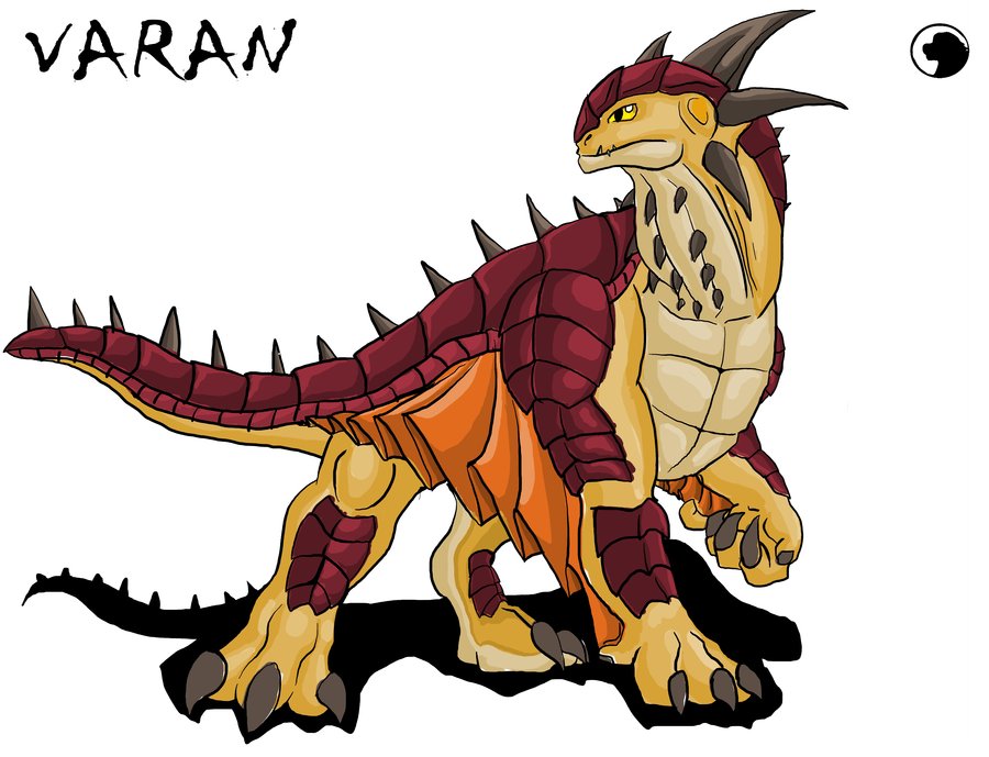 900x689 Godzilla Animated Varan By Blabyloo229