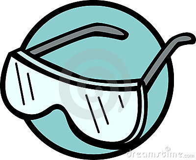 400x328 Safety Glasses Reminder Clipart