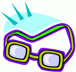 245x232 Fun Swim Goggles Clipart