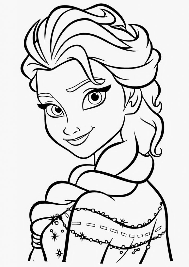724x1024 Princess Coloring Pages Frozen