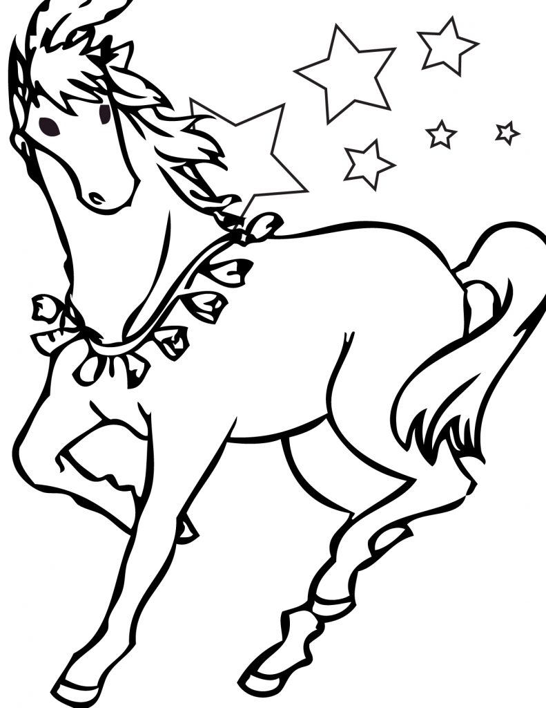 791x1024 Printable Coloring Pages Of Horses