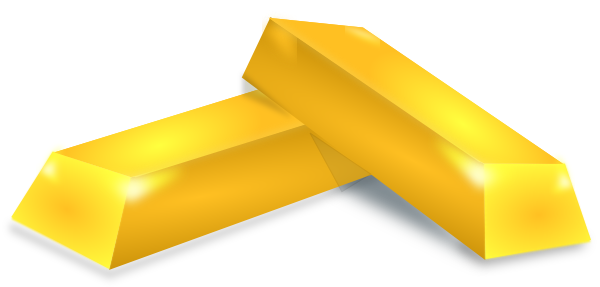 600x287 Gold Bricks Clip Art
