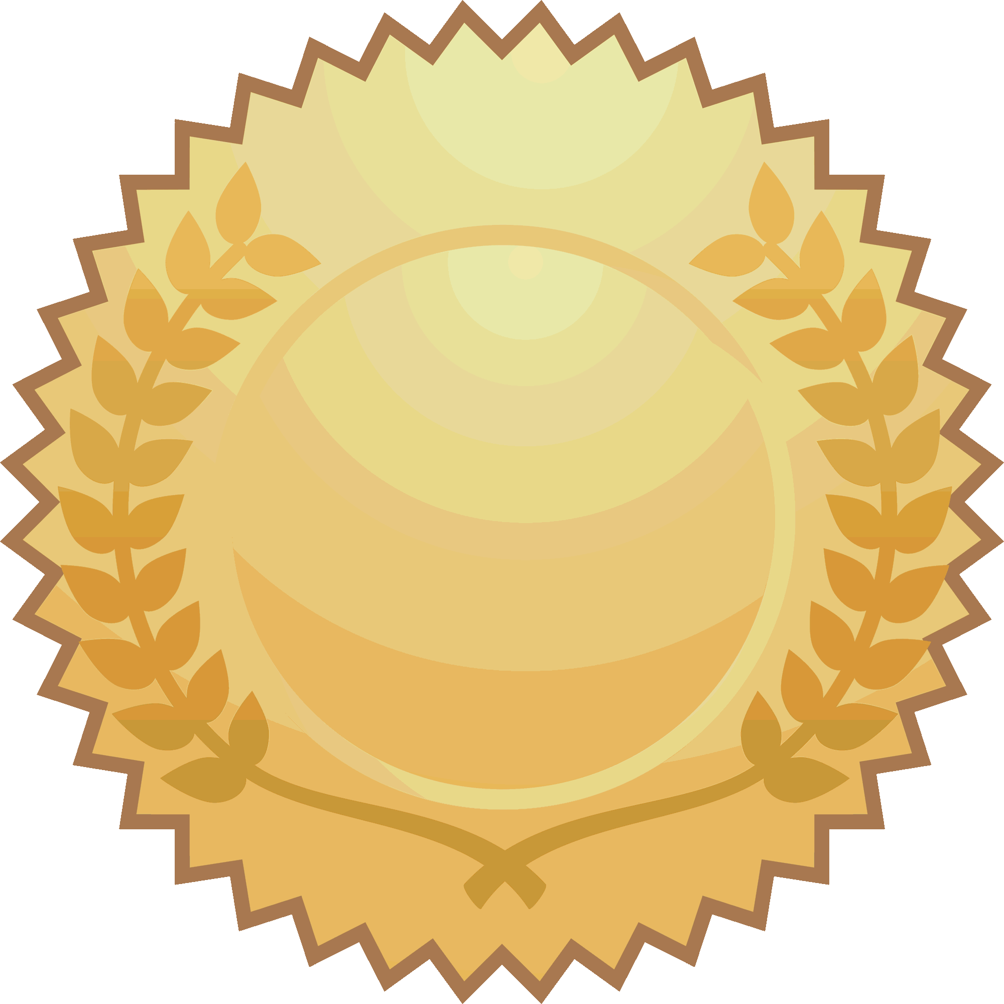 2000x2000 Gold Medal Clipart