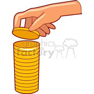 300x300 Royalty Free Coins211 149743 Clip Art Images, Illustrations