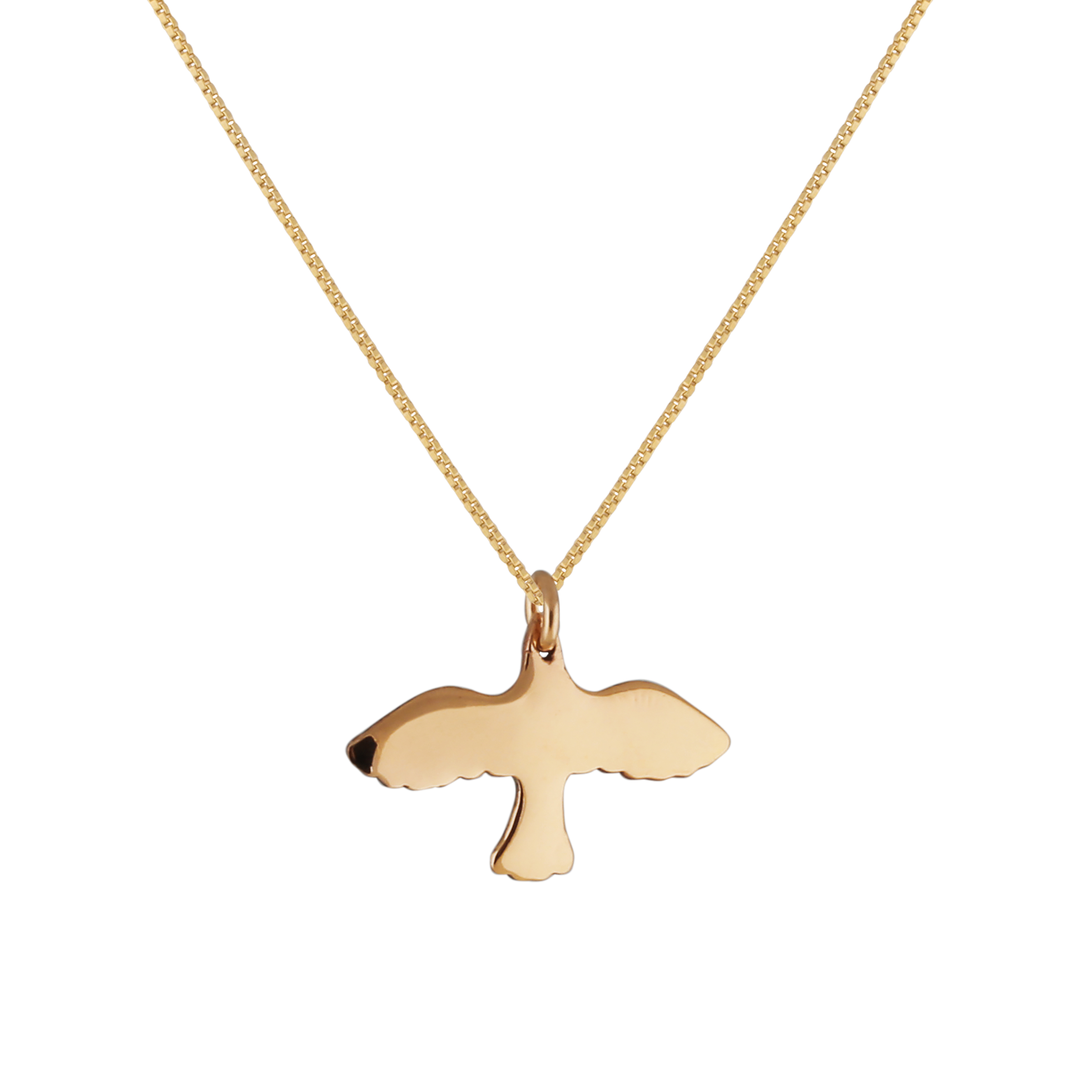 3000x3000 18k Gold Dove Necklace