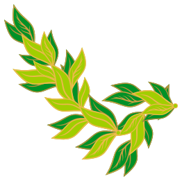 262x261 Gold Leaves Cliparts 216507