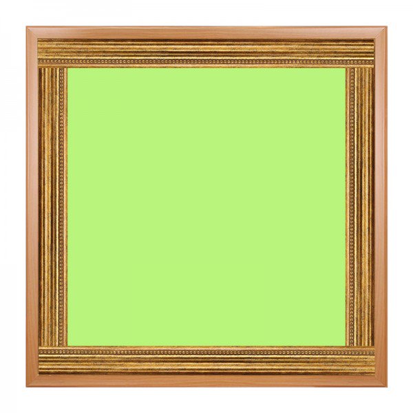 600x600 Gold Frame Border