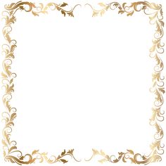 236x236 Border Frame Gold Transparent Clip Art Backgrounds