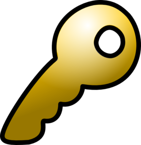 291x300 Gold Key Clip Art