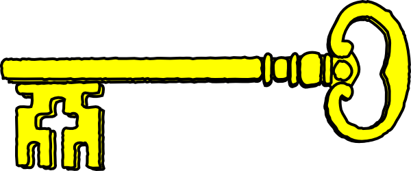 600x250 Key Clipart Cartoon